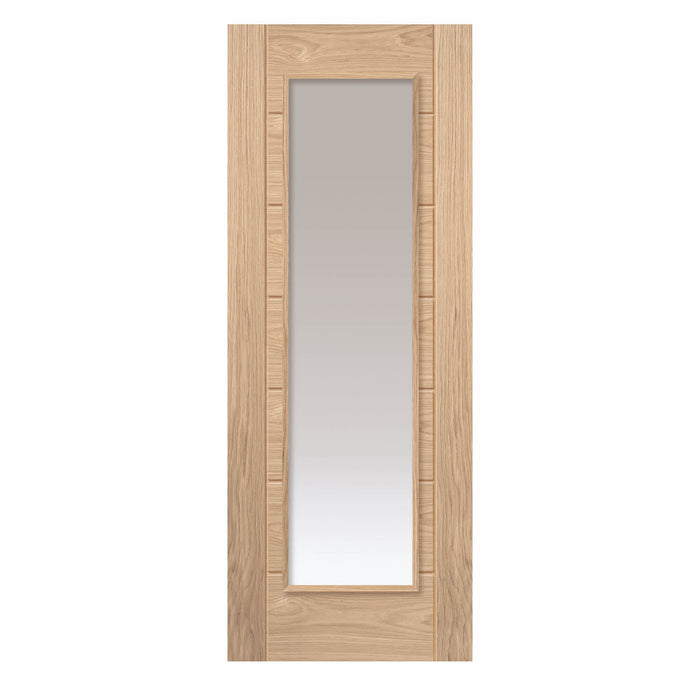 JB Kind PALOMINO OAK GLASS DOOR U/F GLAZED 35 X 1981 X 686
