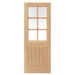 JB Kind THAMES OAK 6 LIGHT - UNFINISHED U/F GLAZED 35 X 1981 X 686