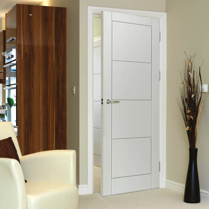 JB Kind Quattro White Internal Fire Door