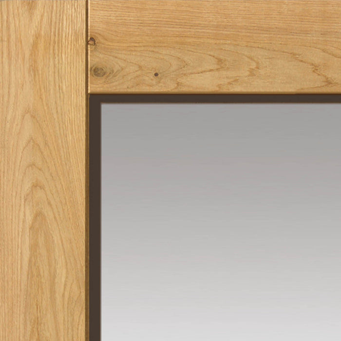 JB Kind Rustic Oak DX Glazed Internal Door