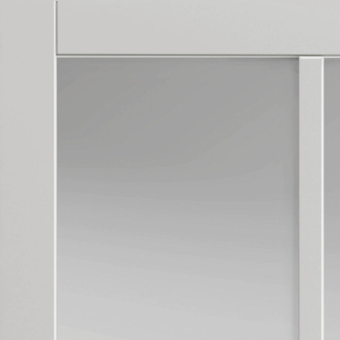 JB Kind Civic White Clear Glass Internal Door