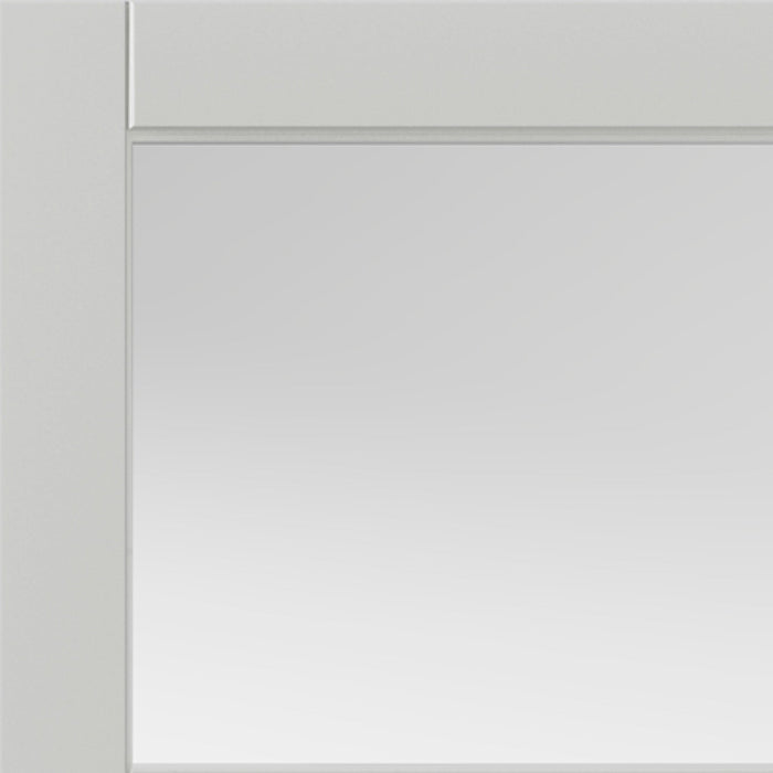 JB Kind Metro White Clear Glass Internal Door