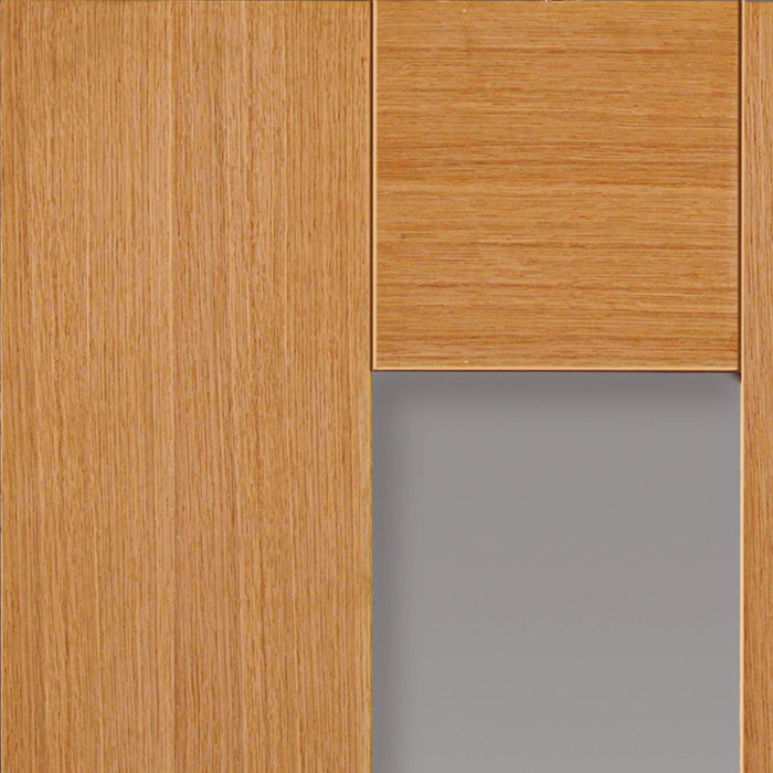 JB Kind Axis Oak Glazed Internal Door
