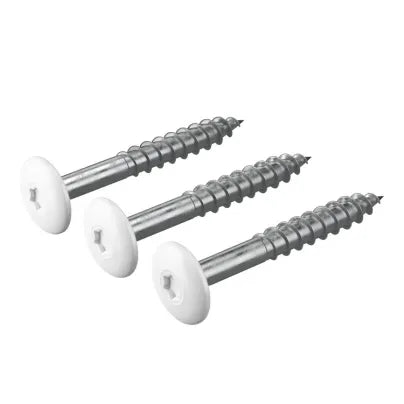James Hardie Panel Screws in arctic white