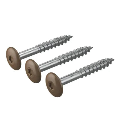 James Hardie Panel Screws in chestnut