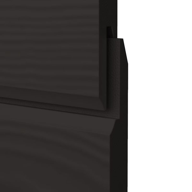 James Hardie VL Plank Cedar Cladding - Midnight Black Interlocking