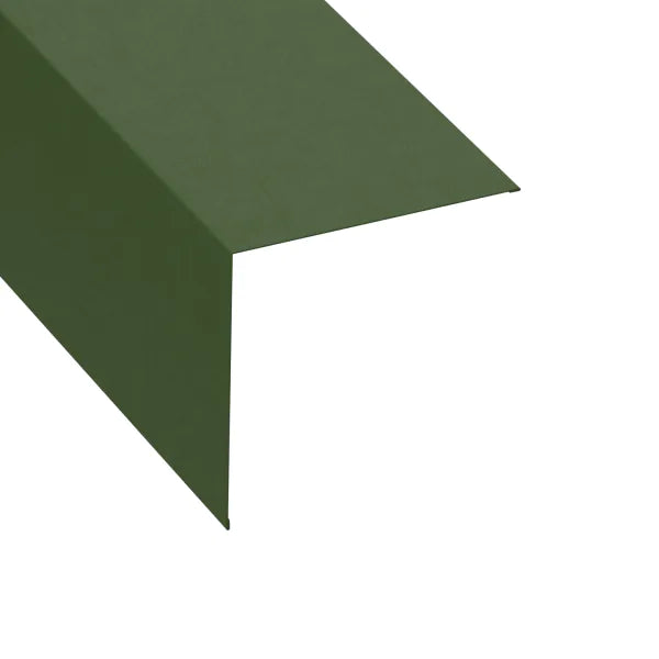 Steel Flashings - External Corner - 3.0m Length - 190mm x 190mm x 90° - Plastisol Finish