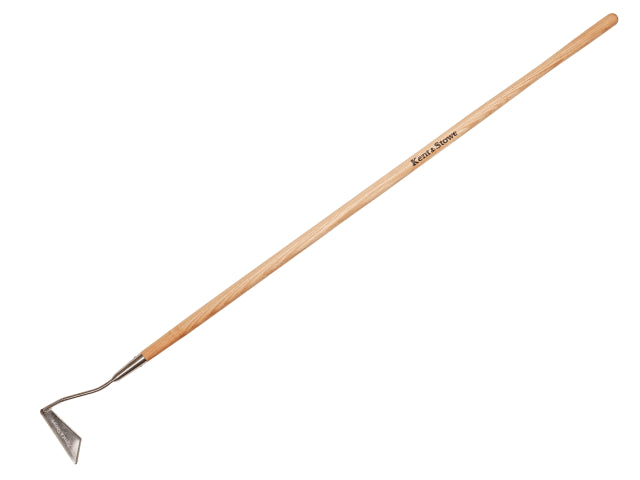Stainless Steel Long Handled 3-Edged Hoe, FSC®