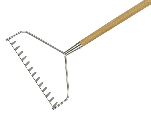 Large Silt Rake Kent & Stowe Stainless Steel Long Handled Soil Rake FSC® — Trade ...