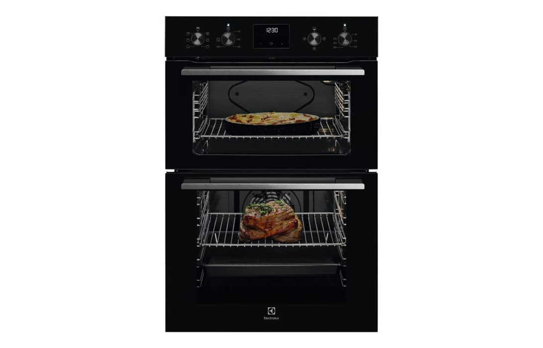 Electrolux KDFGE40TK Double Electric Oven - Black