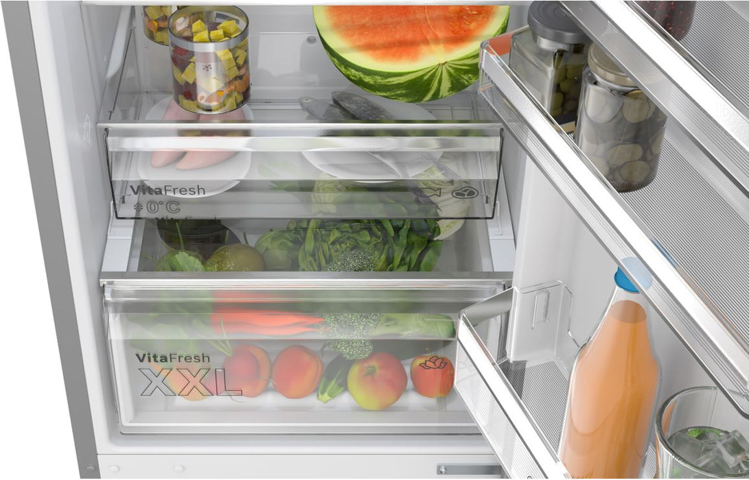 Bosch Series 4 KGN392LAFG F/S Total No Frost 60/40 Fridge Freezer - St/Steel