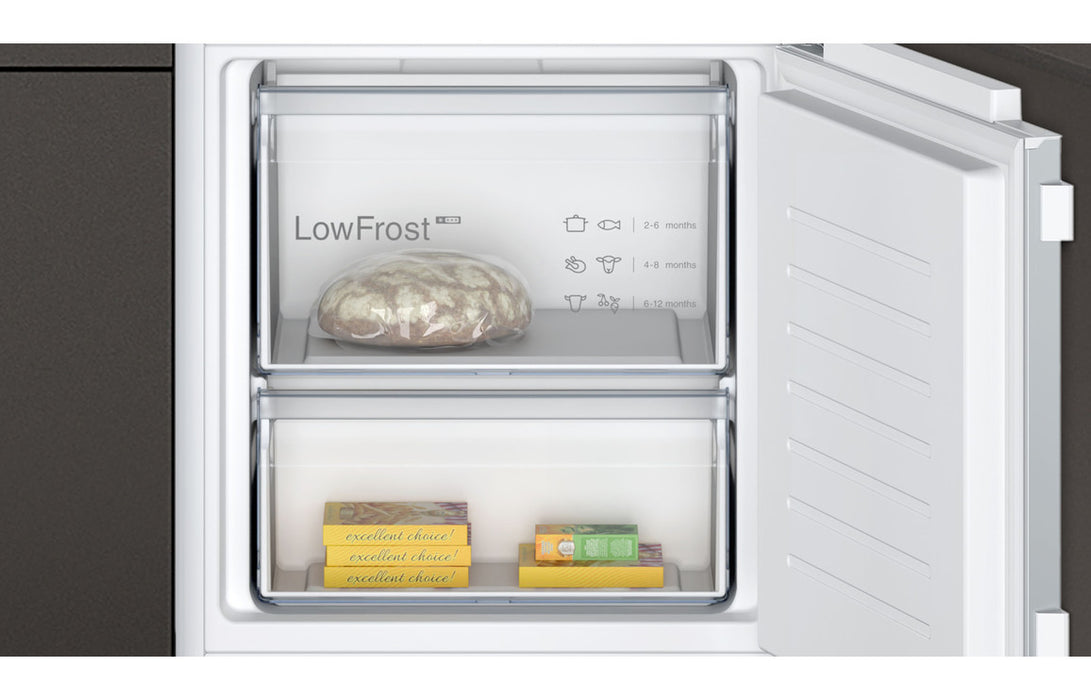 Neff N50 KI5872FE0G B/I Low Frost 70/30 Fridge Freezer (Fixed Hinge)