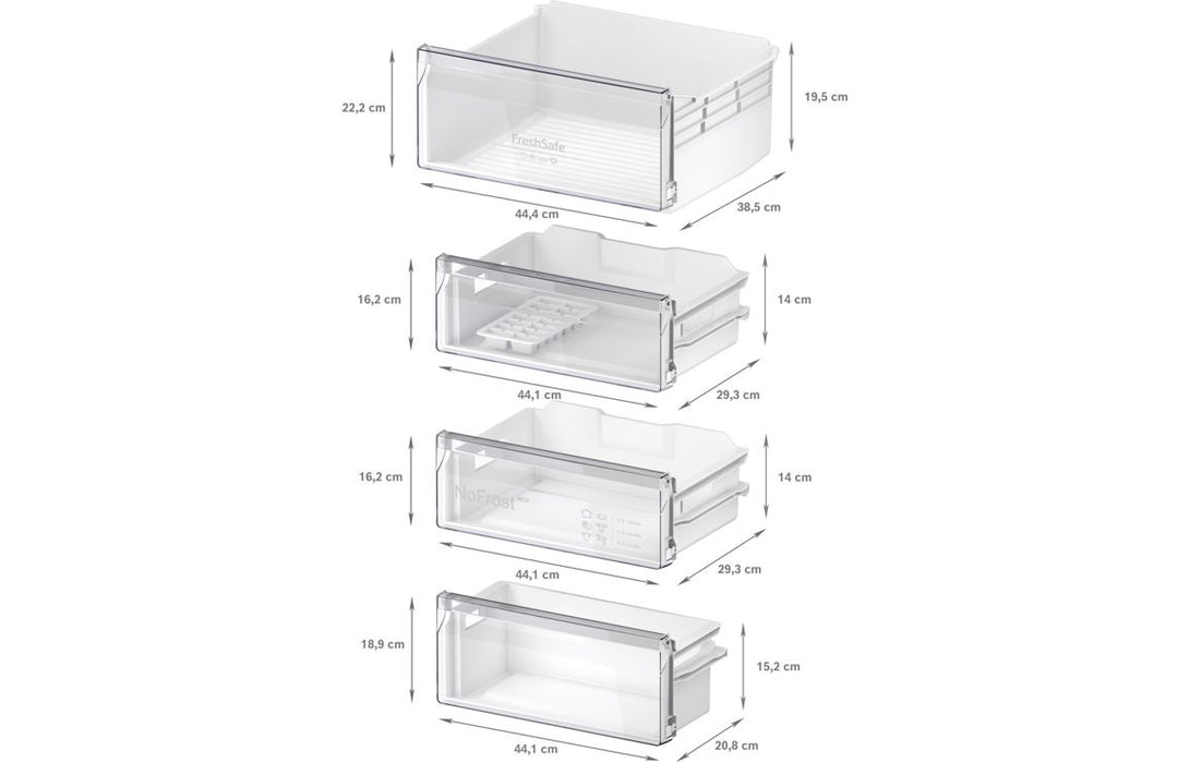 Neff N30 KI7961SE0 B/I NoFrost 60/40 Fridge Freezer