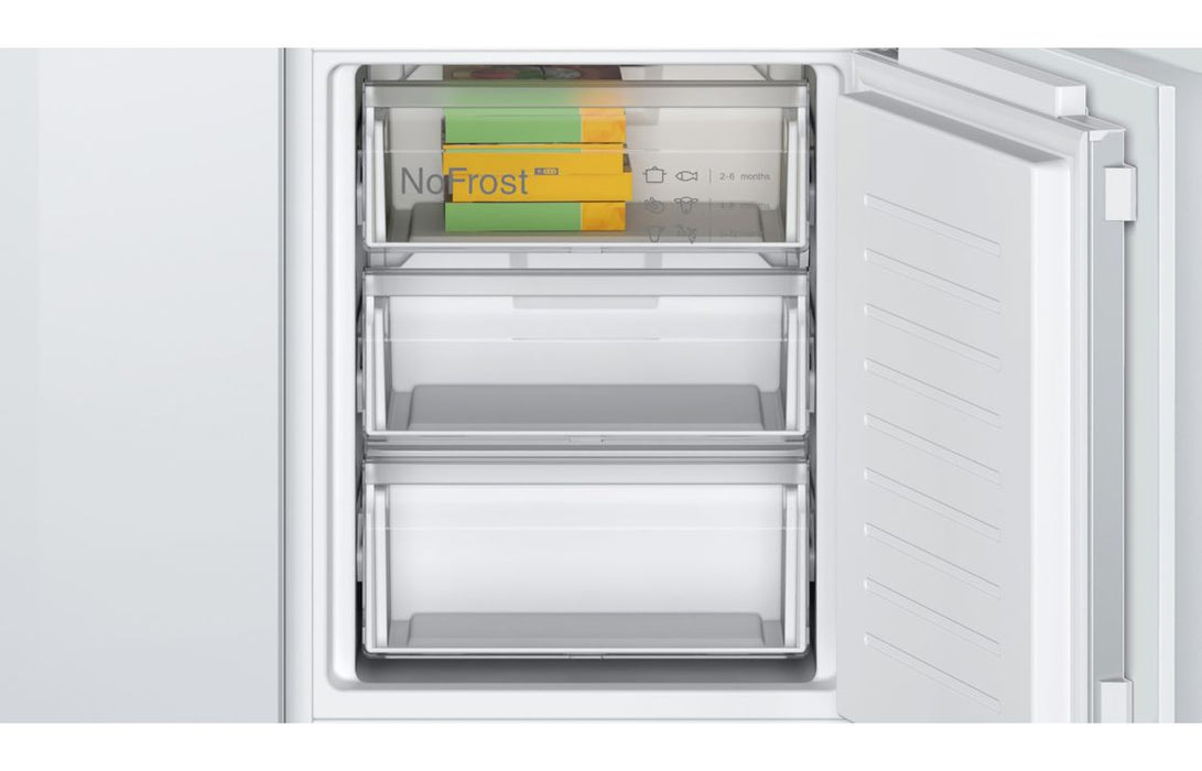 Bosch Series 2 KIN86NFE0G B/I NoFrost 60/40 Fridge Freezer (Fixed Hinge)
