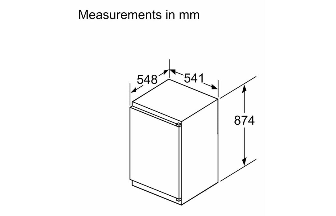 Bosch Series 2 KIR21NSE0 B/I Larder Fridge