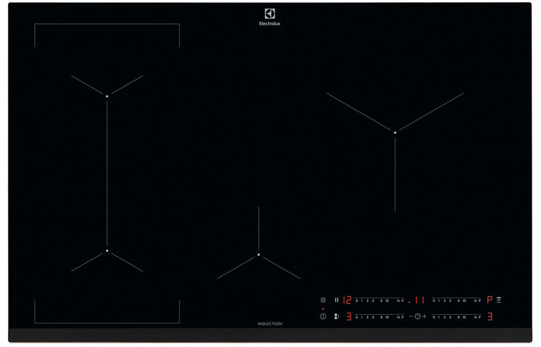 Electrolux KIV834 80cm Induction Hob - Black
