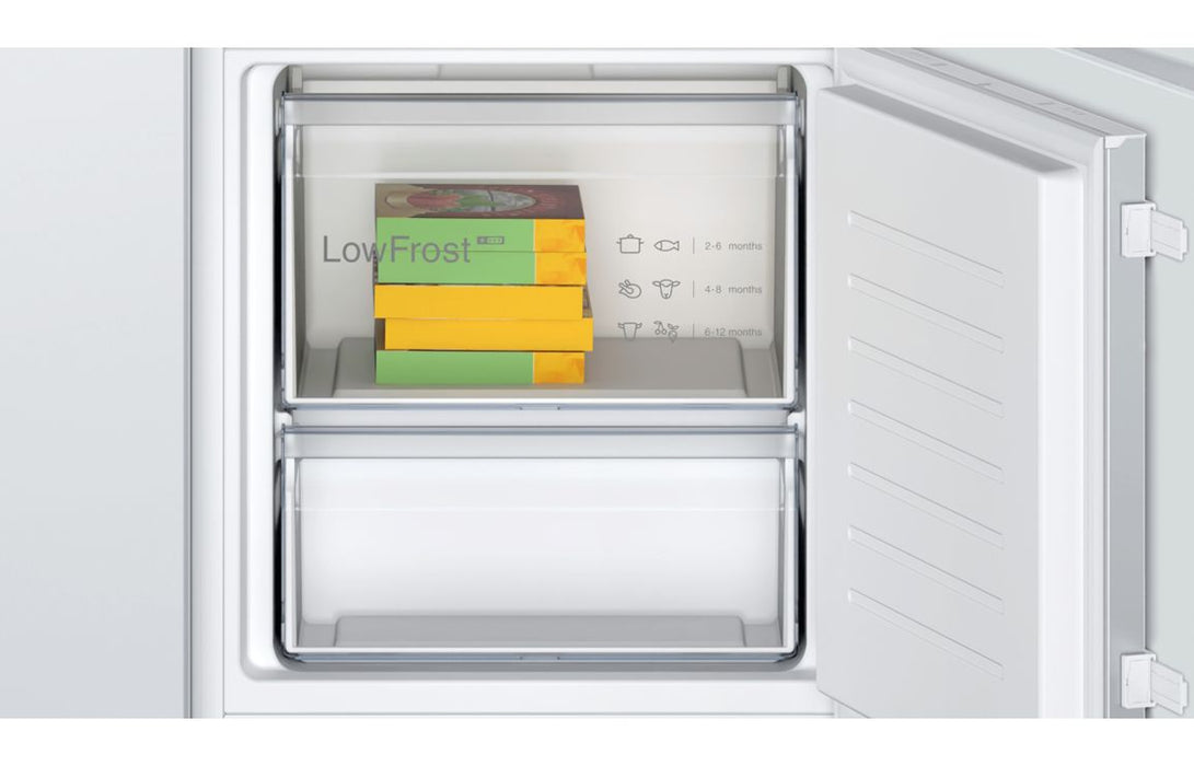 Bosch Series 2 KIV87NSE0G B/I Low Frost 70/30 Fridge Freezer
