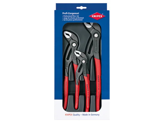 00 20 09 V02 Cobra® Water Pump Pliers Set, 3 Piece