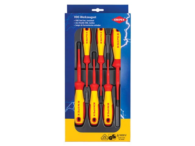00 20 12 V05 VDE Screwdriver Set, 6 Piece