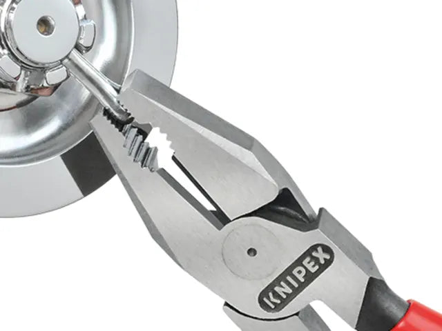 02 01 180 High Leverage Combination Pliers Plastic Coated Grip 180mm