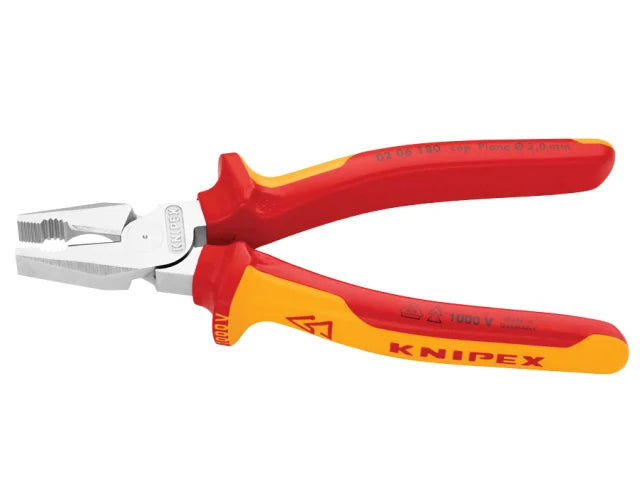 02 06 180 VDE High Leverage Combination Pliers 180mm