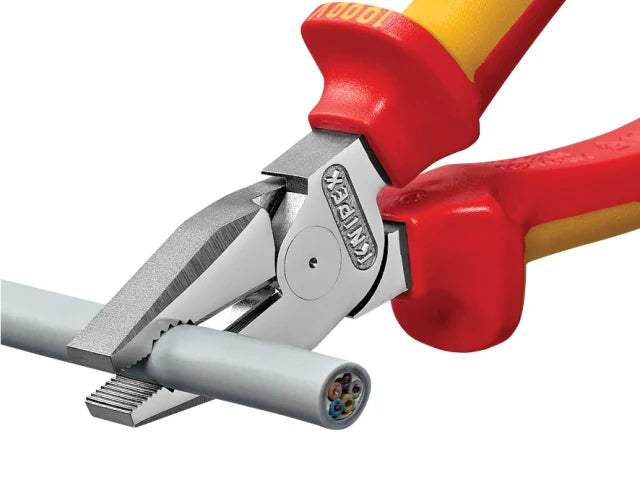 02 06 180 VDE High Leverage Combination Pliers 180mm