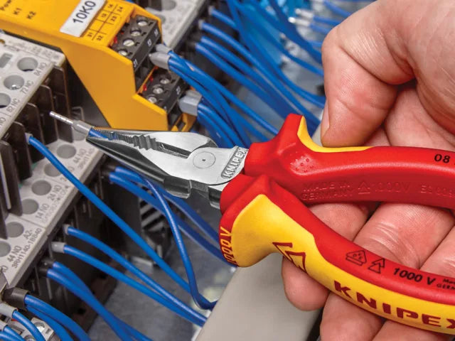 08 26 145 VDE High Leverage Needle Nose Pliers 145mm