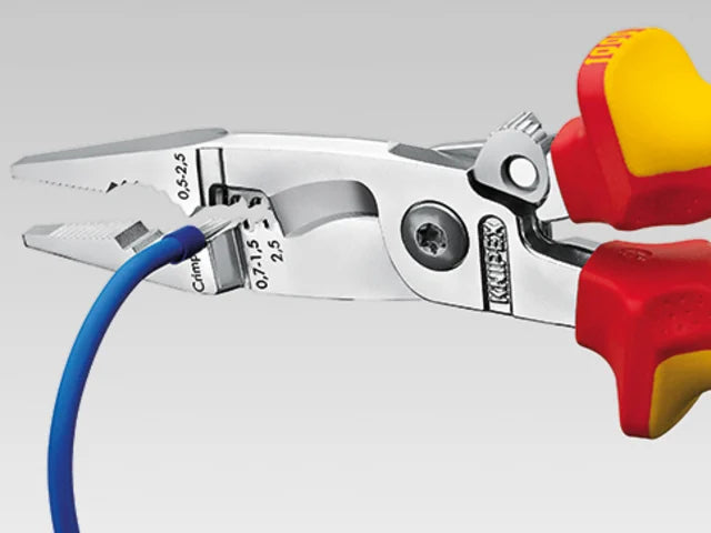 13 96 200 VDE Multifunctional Installation Pliers with Opening Spring 200mm