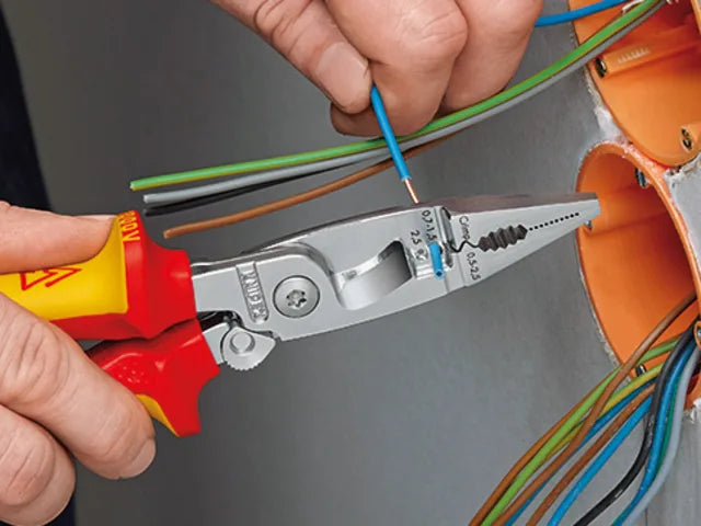 13 96 200 VDE Multifunctional Installation Pliers with Opening Spring 200mm