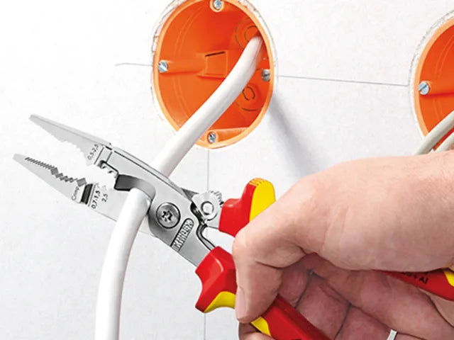 13 96 200 VDE Multifunctional Installation Pliers with Opening Spring 200mm