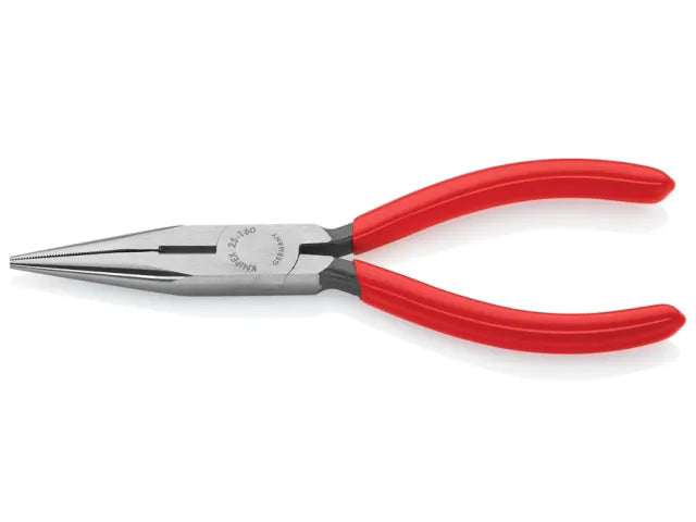 25 01 160 Snipe Nose Side Cutting Pliers Plastic Coated Grip 160mm