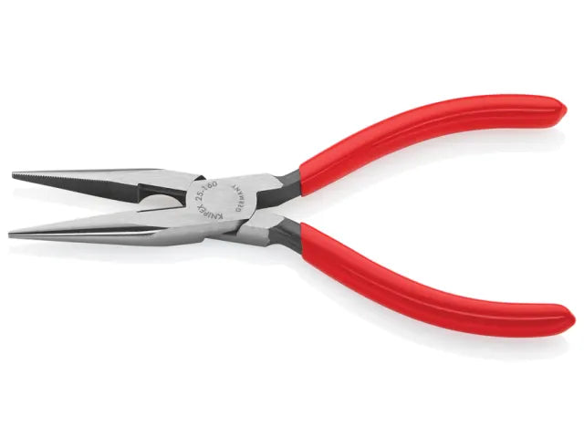 25 01 160 Snipe Nose Side Cutting Pliers Plastic Coated Grip 160mm