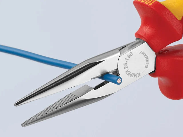 25 06 160 VDE Snipe Nose Side Cutting Pliers 160mm