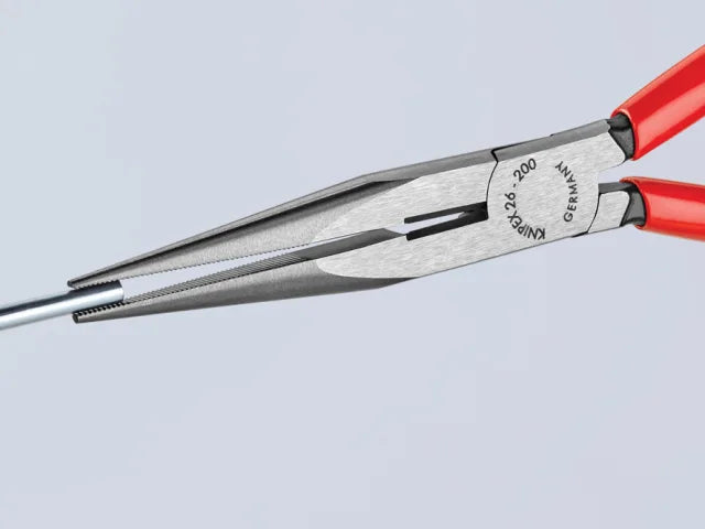 26 11 200 Snipe Nose Side Cutting Pliers Plastic Coated Grips 200mm (8in)