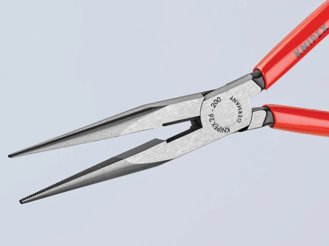 26 11 200 Snipe Nose Side Cutting Pliers Plastic Coated Grips 200mm (8in)