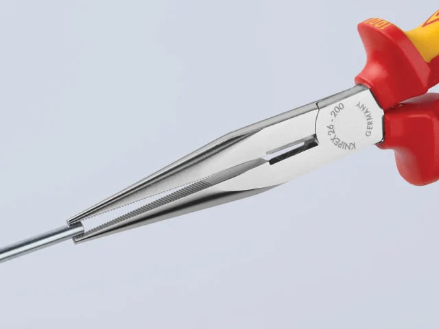 26 16 200 VDE Long Snipe Nose Side Cutting Pliers 200mm