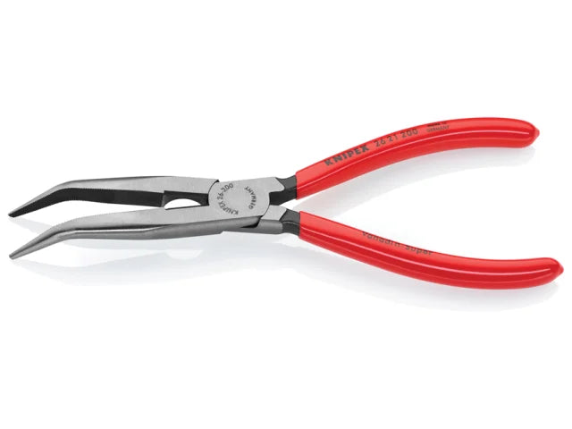 26 21 200 Snipe Nose Side Cutting Pliers PVC Grip 200mm (8in)