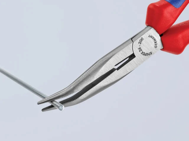 26 22 200 Snipe Nose Side Cutting Pliers Multi-component Grip 200mm (8in)