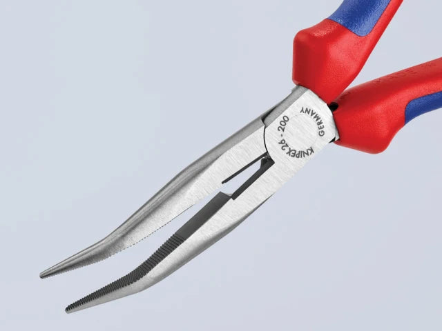26 22 200 Snipe Nose Side Cutting Pliers Multi-component Grip 200mm (8in)