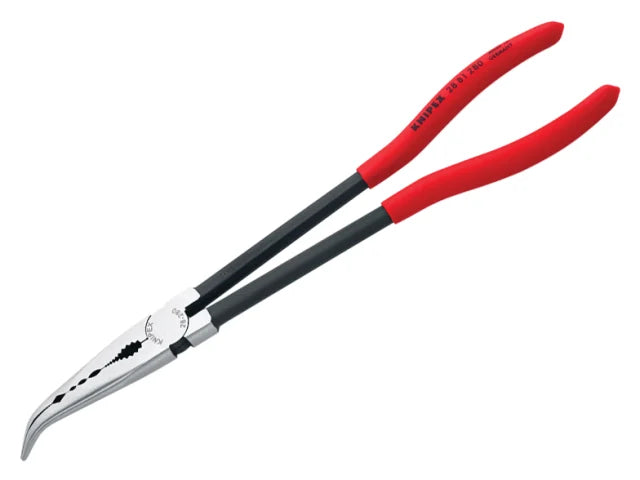 28 81 280 Long Reach Bent Needle Nose Pliers 280mm