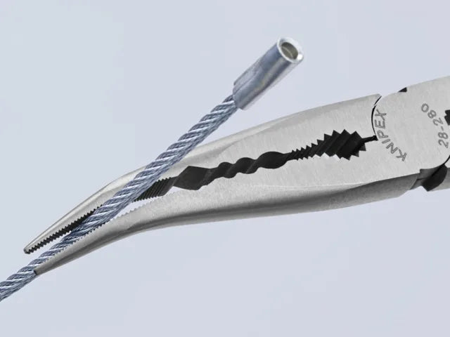 28 81 280 Long Reach Bent Needle Nose Pliers 280mm