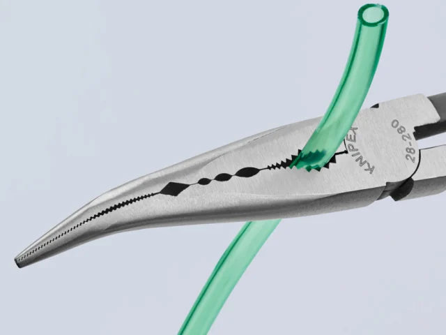 28 81 280 Long Reach Bent Needle Nose Pliers 280mm