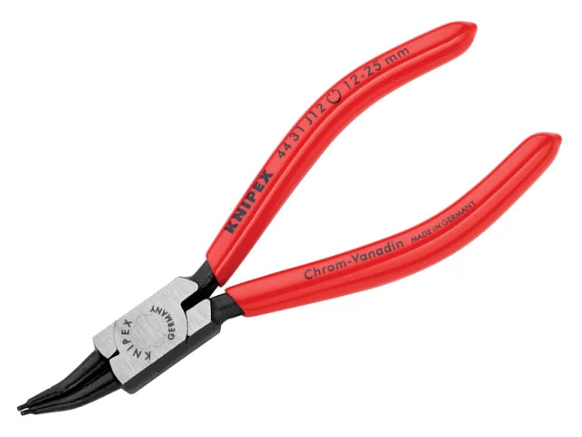 44 31 J12 Circlip Pliers Internal 45° Bent Tip 12-25mm