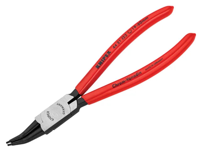 44 31 J42 Circlip Pliers Internal 45° Bent Tip 85-140mm