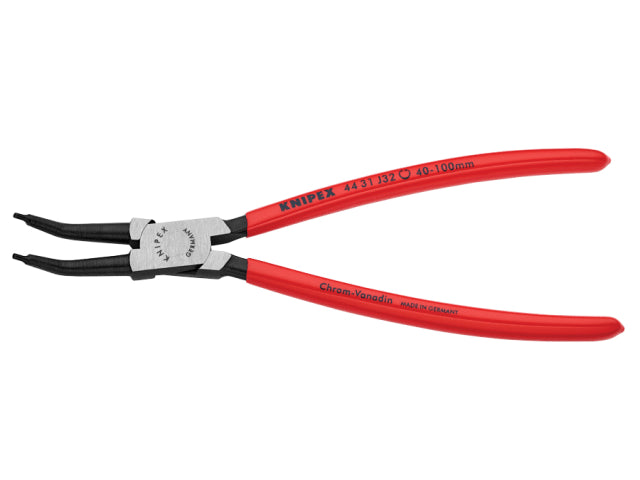 44 31 J32 Circlip Pliers Internal 45° Bent Tip 40-100mm