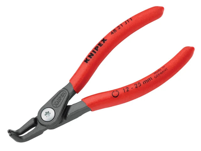 48 21 J11 Precision Circlip Pliers Internal 90° Bent 12-25mm