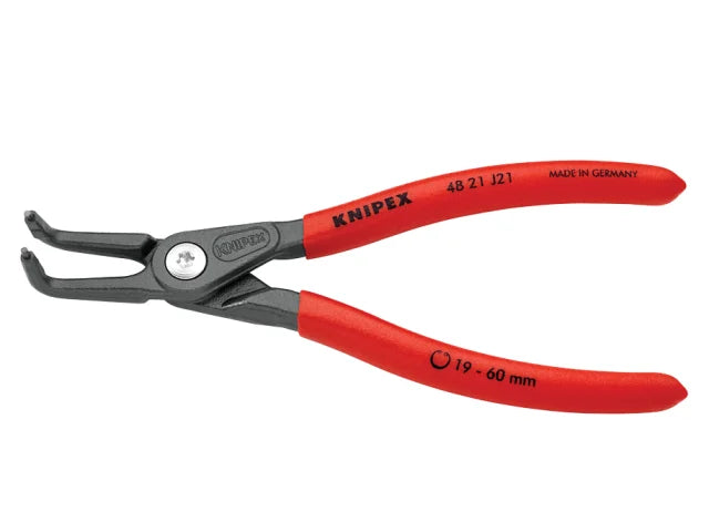 48 21 J21 Precision Circlip Pliers Internal 90° Bent 19-60mm