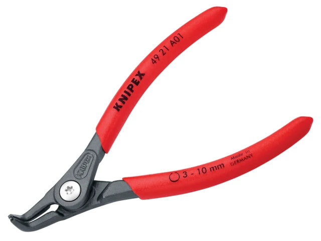 49 21 A01 Precision Circlip Pliers External 90° Bent Tip 3-10mm