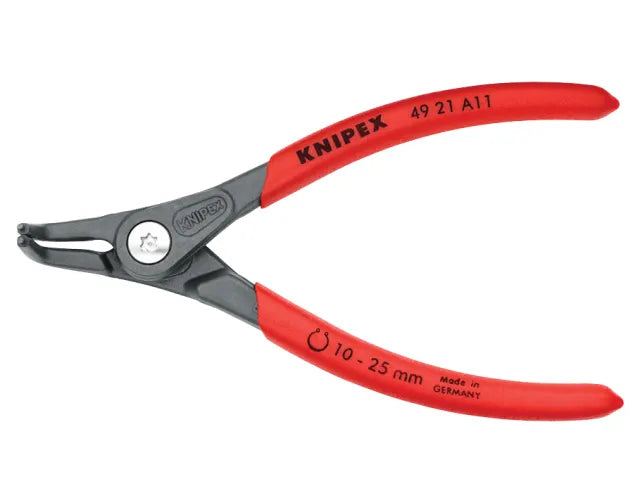 49 21 A11 Precision Circlip Pliers External 90° Bent Tip 10-25mm
