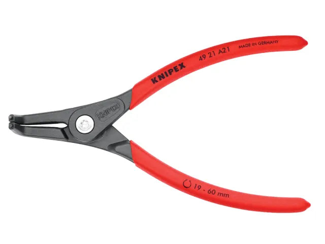49 21 A21 Precision Circlip Pliers External 90° Bent Tip 19-60mm